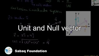 Unit and Null vector