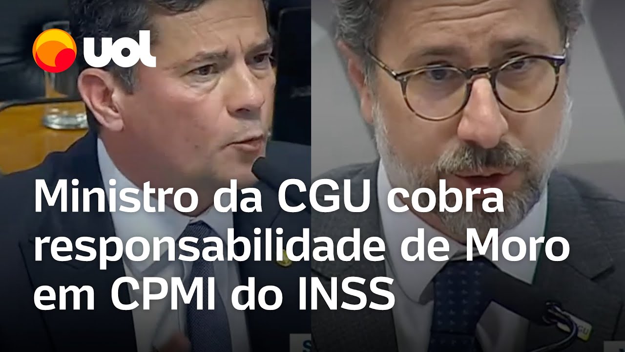 Ministro da CGU cobra responsabilidade de Moro em discussão na CPMI do INSS
