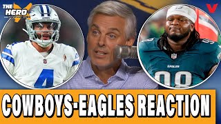 Colin Cowherd REACTS to Jalen Hurts & Eagles WIN over Dak Prescott & Cowboys | THE HERD NFL