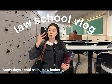 a week in my life at law school | productive study days, cold calls, textbook haul