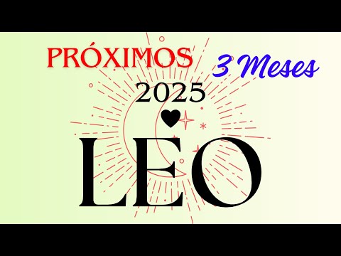 LEO "Será TU Año De RENOVACIÓN! Tarot INICIOS 2025