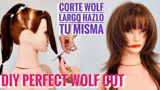Corte Wolf Largo con Fleco corto - DIY LONG WOLF CUT