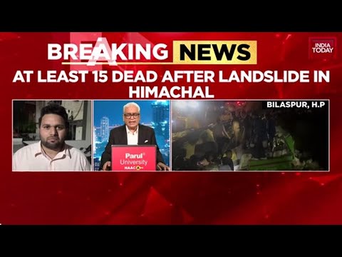 Himachal Landslide: 15 Dead As Bus With 30 Passengers Crushed By Debris In Bilaspur | India Today