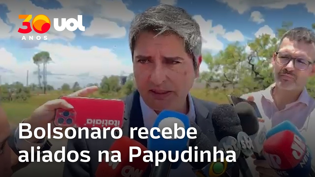 Bolsonaro recebe aliados na Papudinha, e Portinho relata ex‑presidente ‘desnorteado’