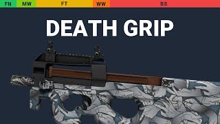 P90 Death Grip Wear Preview