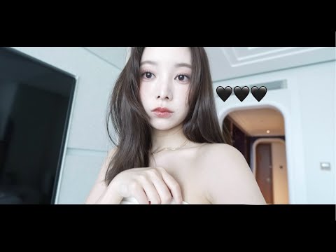 韓国のホテルで朝のメイクルーティン🍑💦