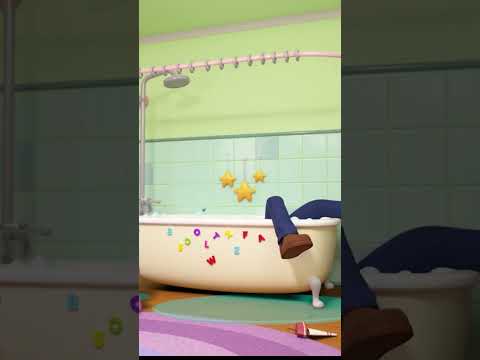 Daddy Fell in the Bath! Watch Out! 🤣 #lellobee #oops #funny