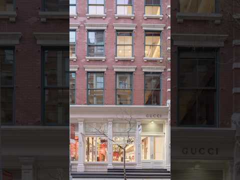 Reopening in the heart of SoHo. Discover the newly restored Gucci Wooster boutique.
