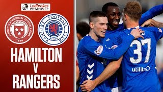 Hamilton 0-5 Rangers | Rangers cruise to comfortable and crucial victory | Ladbrokes Premiership