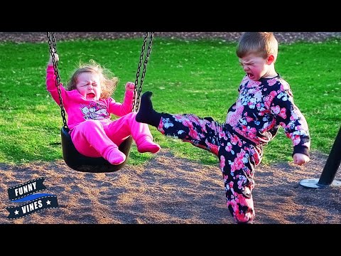 Laugh Out Loud! 🤣 Funniest Baby Outdoor Fails Caught on Camera! 🌳 Funny Vines