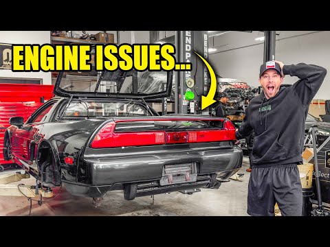 Restoring an Abandoned Acura NSX: Engine Drop, Cleaning, and Challenges