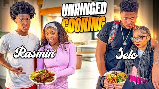 SELO AND RASMIN HAVE A COOK OFF 🍗🥘 (UNHINGED COOKING EP.3)