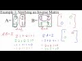 Matrix Inverses and Identity Matrices