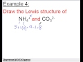 Drawing Lewis Structures of Polyatomic Ions