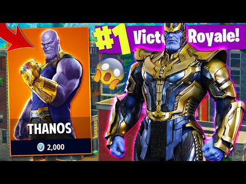 *NEW* SEASON 4 FORTNITE THANOS SKIN revealed (Fortnite Battle Royale)