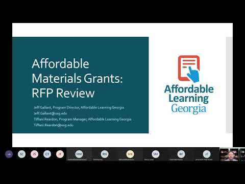 Affordable Materials Grants Round 19 Information Webinar