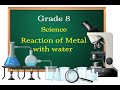 Reactivity of Metals with Water