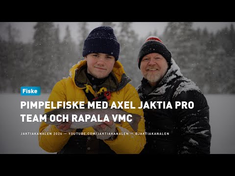 Pimpelfiske med Axel Jaktia Pro Team och Rapala VMC