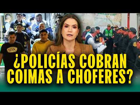 ¿Policías corruptos?: 9 policías detenidos por presunto cobro de coimas en la carretera central