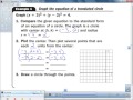 Graphing Circles and Radius Calculations