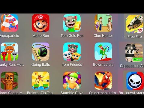 Tom Friends,Capuchino Assassino,Tom Gold Run,Clue Hunter,Mario Run,Brainrot Tip Tap Challenge.......