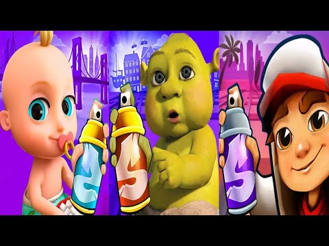 Subway Surfers Aloha Hawaii 2025 Hali Revals Crew vs Baby Shrek vs Baby Johnny Yes Papa Gameplay HD