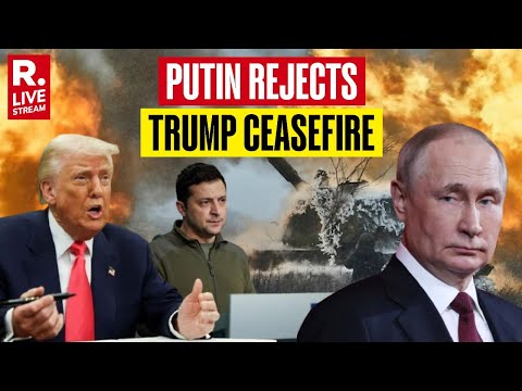 LIVE: Putin Rejects Trump's Ceasefire | Russia-Ukraine War | US