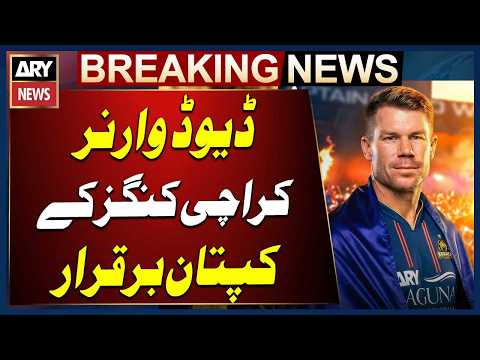 Karachi Kings retain David Warner as captain for PSL 11