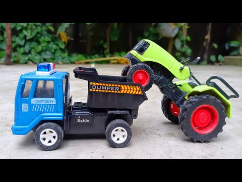 Jonn Tractor, India Taxi, Tata Dumpr Truck Parking Video | Tractor Video | Dumper Video | Gadi Video