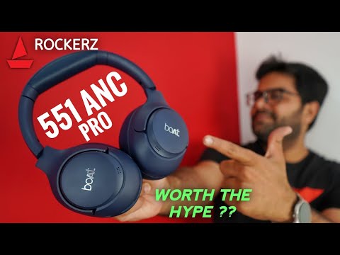 boAt Rockerz 551 ANC Pro Headphone with APP Support ⚡⚡ Worth the Price ??