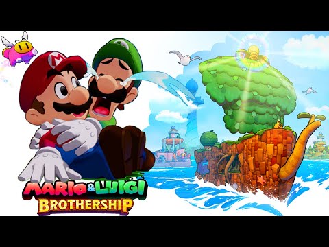 Mario & Luigi Brothership - 100% Walkthrough Part 01 - Lushgreen Sea