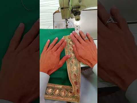 Kurti kameez per gum Lace lagane ka aasan tarika #youtubeshorts #youtubeshortsindia #kurtidress