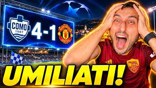 COMO-MANCHESTER UNITED 4-1 😱 MA NON ERANO SOPRAVVALUTATI?!
