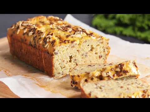 Instant High Protein Greek Yogurt Oats Bread | Flourless Breakfast Bread