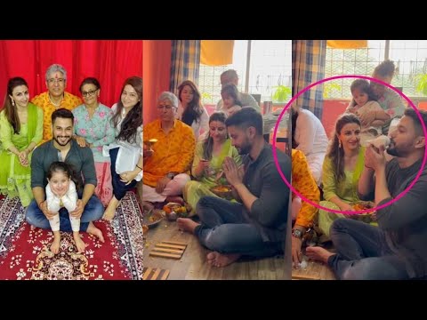 Soha Ali Khan celebrating Mahashivratri with husband Kunal Khemu and family