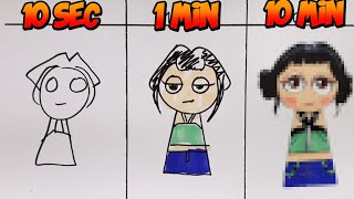 How to Draw Zoey in 10 Minutes – Drawing Challenge