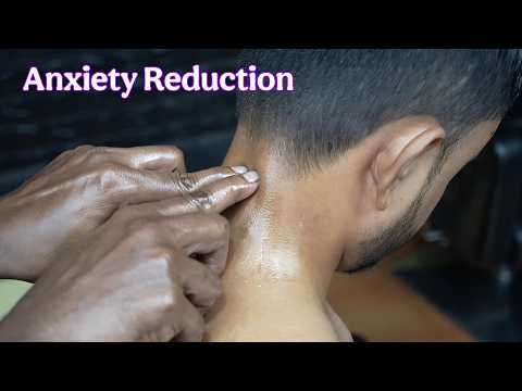 Deep Tissue Body Massage for Stress Relief & Anxiety Reduction | ASMR Calming Head Massage