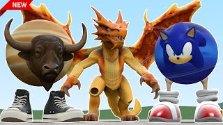 UNVEILING NEW NEPTUSONIC & IL BISONTE GIUPPITERE & CANNELLONI DRAGONI VS 3D MEMES IN Garry's Mod