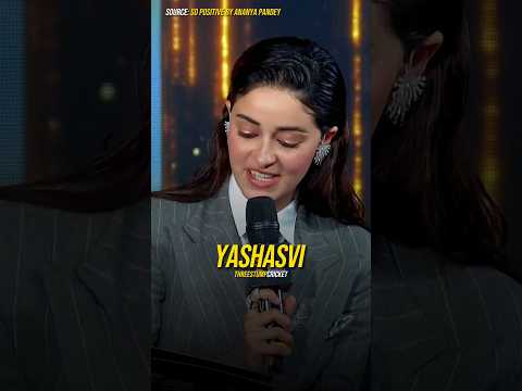 Yashasvi On "Keep it Real" #yashasvijaiswal #ananyapandey #indiancricketer #indiancricketteam