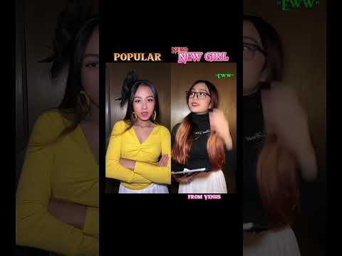 #pov the popular try to bully the new girl #duet now look at it look at it