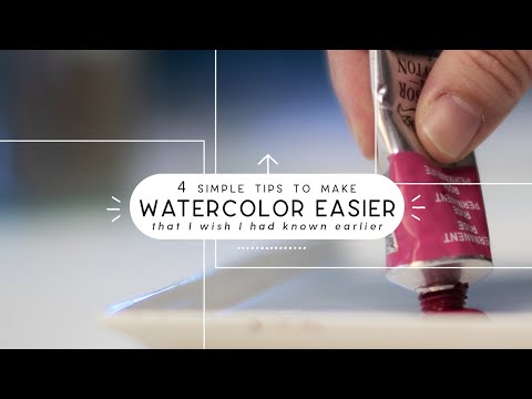 4 Simple Tips to Make Watercolor Easier (Especially for Beginners!)