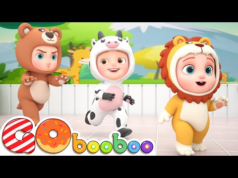 Animals Sounds Song | Moo Moo 🐄 Oink Oink 🐷 | GoBooBoo Kids Songs & Nursery Rhymes