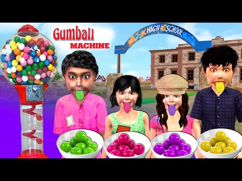 Magical Gumballs Garib Grandpa Ka Jadui Gumball Machine Hindi Kahaniya Hindi Stories Moral Stories