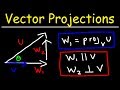 Vector Projections and Orthogonal Components