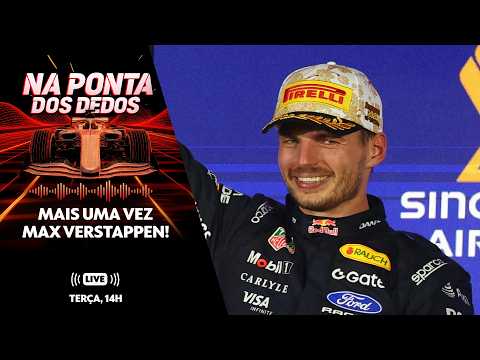 AO VIVO! NA PONTA DOS DEDOS ANALISA VITÓRIA DE MAX VERSTAPPEN EM SINGAPURA #podcast | ge.globo