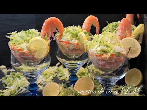 CÓCTEL DE MARISCOS PERFECTO PARA FIESTAS Y CELEBRACIONES BUENISIMO