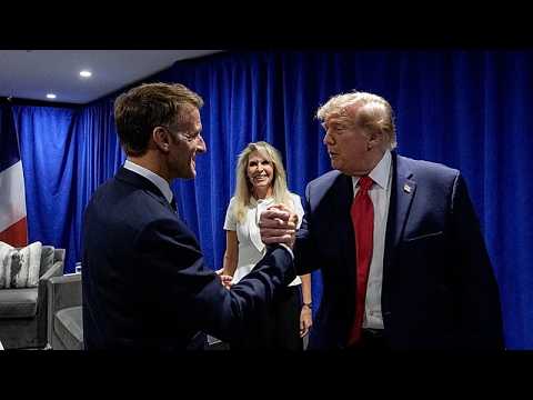 フランス大統領、紅海とウクライナをめぐるトランプ氏との協議は「建設的」だったと表明