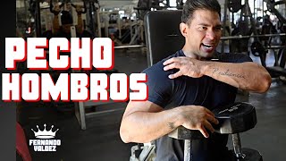 Construyendo un físico PODEROSO | Rutina real de pecho y hombro❗️