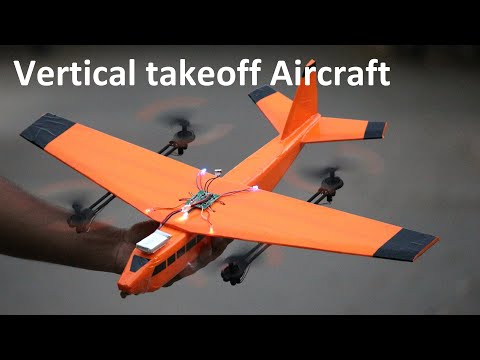 How to make a Airplane - Aeroplane - drone airplane - Vertical takeoff Aircraft