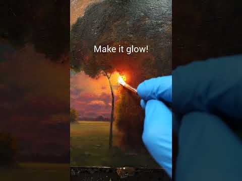 Something's not right. Maybe it's just me. Make it glow. And the light returned. art oil painting